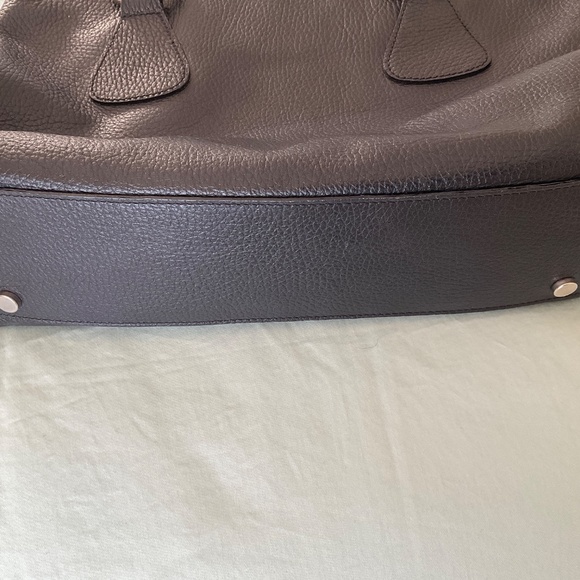 Jaeger Black Italian Leather Handbag - Picture 3 of 9